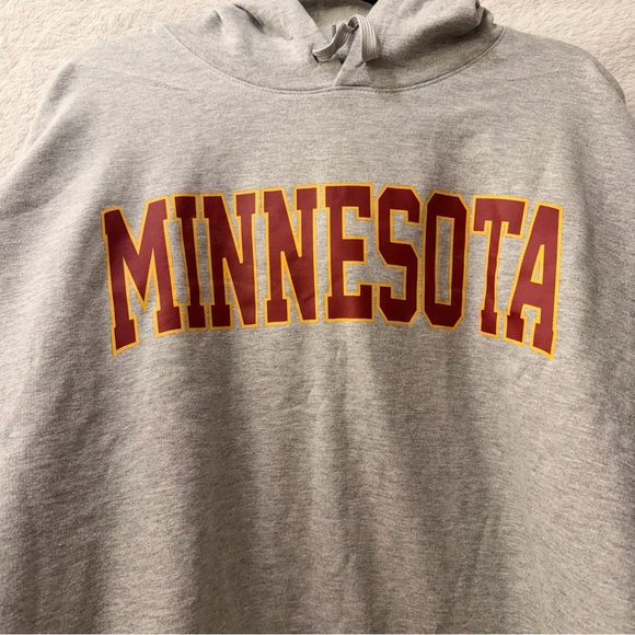 Gray University of Minnesota Hoodie | U of M Hoodie | S - Picture 3 of 4